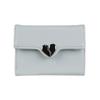 Nuevo Estilo Porta Tarjetas Forma de Corazón Piel Agrietada Estuche para Identificación Coreano Nicho Tarjeta Bancaria Mini Lindo Texturizado Compacto Cartera de Moda