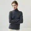 Zhenrong~Suéter de Punto 100% Cachemira de Cuello Alto para Mujer, para Usar Solo o en Capas, para Viajar al Trabajo, Capa Base Minimalista