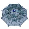 Fábrica por atacado multi-especificação guarda-chuva rede camarão gaiola fundo invertido peixe guarda-chuva gaiola nova guarda-chuva automática enguia gaiola movendo rede de pesca