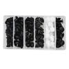 100 piezas clip de fijación para coche híbrido clip de presión para carrocería hebilla de fijación parachoques moldura de puerta