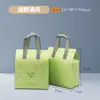 Bolsa Isolante Descartável Não Tecido para Levar Chá com Leite Café Bebida Sacola de Embalagem Bolsa Isolante Impressão de Logotipo Pronta Entrega Atacado