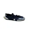 Zapatos Planos para Mujer con Punta Cuadrada, Nuevo Estilo Primavera y Otoño 2026, Zapatos Planos Mary Jane Bajos con Banda Elástica, Zapatos Individuales Plateados de Suela Suave