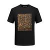 Camiseta de manga corta Longxing para hombre, corte slim, talla grande, marca de moda, verano 2023, nueva camiseta de algodón modal con strass