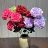 Flores Artificiales Grandes Austin Falsas al por Mayor Arreglo Floral de Piso para Salón de Bodas Accesorios Decoración del Hogar Flores Artificiales
