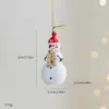 Nuevos adornos navideños de resina pintada estilo europeo, tren miniatura retro 3D y decoraciones de calcetines, adornos para árbol de Navidad y decoraciones festivas