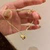 Pulsera Nueva Estilo Meladras Ojo de Tigre Calabaza Pequeña Plateada para Mujer, Pulsera Exquisita y Versátil, Joyería de Mano Moderna y Elegante
