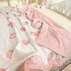 Frijoles de Hielo Frescos de Verano Colcha de Verano Ligera Transpirable Seda de Hielo Dormitorio Colcha de Verano Aire Acondicionado Colcha Delgada Colcha Doble de Verano