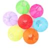 Linterna de tela colorida navideña para exteriores, impermeable, de seda, plegable, para bodas, para colgar en el patio, decoración a prueba de lluvia.