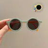 Gafas de sol plegables para niños niños y niñas protección UV gafas de sol de dibujos animados gafas de bebé para niñas moda para mujer