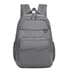 Mochila nova transfronteiriça bolsa de ombro dupla masculina pequena e média bolsa escolar para estudantes séries 3-6 grande capacidade simples de viagem bolsa de ombro dupla