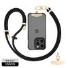 Cordão transversal para celular, longo, ajustável e telescópico, multifuncional, anti-perda, com alça larga.