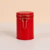 Lata de Café Italiana, Lata Sellada de Hojalata para Granos de Café, Caja de Lata Redonda para Almacenamiento de Café