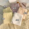 Ropa interior de algodón puro para mujer con entrepierna antibacteriana, estilo coreano, tiro medio, estilo japonés, simple, cómoda, sin costuras, transpirable, calzones para chica joven