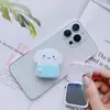 Espejo Sanrio tridimensional de dibujos animados, soporte de airbag, espejo de maquillaje lindo, soporte de escritorio abatible, nuevo al por mayor para teléfono móvil