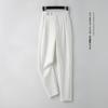 Pantalones Blancos Cortos para Mujer Verano Nueva Llegada Cintura Alta Pequeña Tubo Delgado Ajustado Pantalones Casuales para Mujer Aspecto Delgado