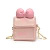 Bolsos para Niñas Celebridad de Internet Nuevo Bolso Cruzado para Niños Lindo Lazo Bolso de Hombro para Niña Monedero Versátil de Princesa