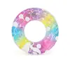 Flotador Inflable Grueso de Sirena, Juguete Acuático Grueso de PVC para Axilas para Adultos y Niños, Flotador de Axilas para Piscina