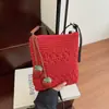 Bolso de Fresa de Moda para Influencers de Nicho para Mujer, Nuevo Bolso de Hombro de Moda 2026, Bolso Cruzado Versátil Casual Tejido