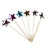 Topper para Pastel Bandera Grande Corazón de Cuero de PU Topper para Postre Horneado Fabricante Molde para Postre