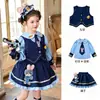 Vestido de Otoño para Niña 2026 Nuevo Disfraz de Conejito Policía Estilo Universitario de Otoño para Niños Vestido de Princesa para Bebé