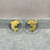 Shenzhen Shuibei Mismo Estilo Oro Puro 999 Tesoro de la Fortuna Aleación Gato de la Suerte Adhesivo Dorado para Teléfono Móvil para Atraer Riqueza Tienda de Oro