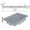 Disipador de Calor de Aluminio de Alta Potencia Ancho 100~119mm Disipador de Calor para Placa Base Disipador de Calor Electrónico
