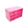 Caja de Almacenamiento Jiugongge Escritorio A Prueba de Polvo Cajón Pequeño Mini Papelería Joyería Libro de Mano Estante de Almacenamiento de Cosméticos