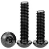 Tornillos de Alta Resistencia Grado 10.9 con Cabeza Semiredonda y Hexágono Interior, Tornillos Imperiales, Tornillos Americanos con Cabeza Cilíndrica y Hexágono Interior 1/4 3/8