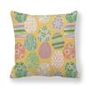 Nueva funda de almohada de lino con estampado de Pascua plataforma transfronteriza y otras fuentes a la figura zx111