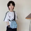 Bolso Casual para Niña Nuevo Bolso Cruzado Infantil Bolso de Hombro Pequeño para Niño al Aire Libre Bolso de Pecho Pequeño para Niña de Color Sólido Ligero