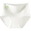 Ropa Interior de Algodón Puro de Alta Calidad Grado Médico para Bebés para Mujeres, Calzón Jacquard Sin Costuras con Entrepierna Extendida de 14 cm para Mujeres