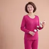 Modelo 100% Algodón Top para Mujer con Cuello Alto-Bajo, Algodón de Alto Hilo 32, Manga Larga, Absorbe la Humedad y Repele el Sudor, para Personas de Mediana Edad y Mayores