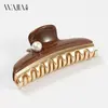 Pinza de Acetato Nueva Wjia, Pinza de Pelo de Lujo para Mujer para la Parte Trasera de la Cabeza, Accesorio Versátil para el Cabello