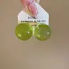 Pendientes de borla de flor de cuentas de color dopamina para primavera, sensación de lujo ligero y alta gama, pendientes atmosféricos estilo vacacional para mujer