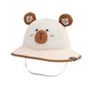 Sombrero para bebé 1-3 años niños y niñas gorro de pescador oso coreano niños gorro de red transpirable sombrero de sol de verano