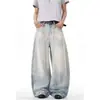 Moda transfronteriza estilo Hong Kong moderno para hombre y mujer verano nuevo 2026 jeans rotos personalizados hip-hop tendencia ins calle alta