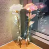 Flor Eterna Dorada Brillante Ramo de Rosas Artificiales Puesto Callejero del Parque del Mercado Nocturno Venta al por Mayor Día de San Valentín Chino Recuerdo Creativo