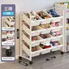 Estantería Personalizada para Almacenamiento de Juguetes Infantiles de Pie con Cajones Multicapa Organizador de Bocadillos Libros Estante de Almacenamiento