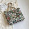 Bolsa de Lona Grande Capacidad Estilo Chino para Mujer 2026 Nueva Bolsa Tote para Viajes Diarios para Mujer Ins Estudiante Universitario Bolso de Hombro para Clase