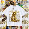 Edição Ouro Americana do Clássico das Montanhas e Mares Tongtongge Roupas Infantis Marca da Moda Roupas Periféricas Camisetas Infantis de Manga Curta Camisetas Básicas Tops 8