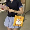 Bolsa Portátil de Dibujos Animados Estilo Ins para Estudiantes y Trabajadores de Oficina, Bolsa de Tote Linda de Gran Capacidad