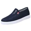 Zapatos de Tela Old Beijing para Hombre Zapatos Casuales de Suela Blanda de Lona para Hombre Zapatos de Papá Zapatos de Trabajo para Hombres de Mediana Edad y Mayores Venta al por Mayor de Fábrica