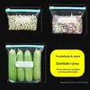 Sacos de Armazenamento com Zíper Atacado, Espessados, Selados, Grau Alimentício, Trava Deslizante, Alargados, para Geladeira e Freezer, Sacos para Armazenamento de Grãos