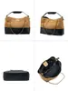 Bolso de Mano con Cadena Estilo Chanel para el Trabajo, Bolso de Hombro de Alta Gama, Gran Capacidad, Gamuza, Modelo Nuevo, Bolso Cruzado para Mujer, Cubo de Piel Genuina