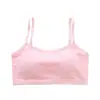 Top Tubo de Roupas Íntimas Femininas com Sutiã Embutido Venda Quente Alça Única Estudante Jovem Costas Bonitas Peça Única Com Bojo Fixo Colete Atacado de Fábrica