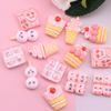 Novo Carbi Bento Série Bolo de Morango Case para Celular DIY Caseira Acessórios de Resina Cordão Presilha de Cabelo Gel Creme