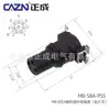 Zhengcheng M8Smd Conector Smd 3 4D5B6 Núcleo Socket de 8 Pines Conector Hembra de Reflujo Tipo de Interfaz de Plástico