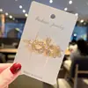 Horquilla surcoreana accesorios para el cabello tocado de alta calidad clip de flequillo de moda aleación versátil placa trasera para el cabello de mujer horquilla
