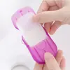 Folhas de Sabão Descartáveis para Viagem, Papel Sabão em Caixa, Folhas Portáteis para Lavar as Mãos, Pequenas Folhas de Sabão, Papel Sabão Mini