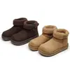 26 Botas de Nieve de Invierno del Noreste para Mujer con Plataforma Oculta, Botines Peludos, Forro de Terciopelo Grueso, Suela Gruesa Antideslizante, Versátiles, Moda, Zapatos de Algodón